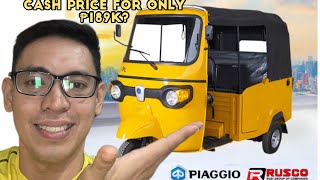 PIAGGIO APE CITY PRICE UPDATE 2024 BAYAWAN RUSCO [upl. by Kevyn]