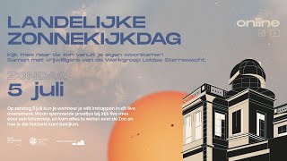 Kijk mee naar de Zon  ZonnekijkdagOude Sterrewacht Leiden [upl. by Kym]