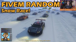 Random Snow Race  GTA FiveM Random All №15 [upl. by Rosmarin]