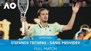 Stefanos Tsitsipas v Daniil Medvedev Full Match SF  Australian Open 2022 [upl. by Buchalter]