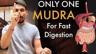 Now Food Will Digest Faster  Only One Mudra For Fast Digestion  Yoga For Digestion [upl. by Wilburt729]