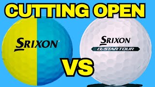 What’s Inside Srixon Divide vs Q Star Tour Golf Ball [upl. by Valaree510]