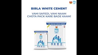 Birla White Cement Small Packs  Hindi [upl. by Matty]