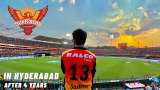 SRH Match VLOG  After 4 years 🥹  SUN RISERS HYDERABAD 🦅 🍊🧡 [upl. by Eeresid]