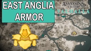 How to get Armor Gear in East Anglia Assassins Creed Valhalla Three Slots Statue [upl. by Atilem623]