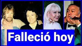 Famosos fallecidos hoy  Noticias 20 de septiembre [upl. by Isabelita99]