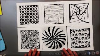 6 Optical Illusion Drawing Techniques amp Patterns [upl. by Oca402]