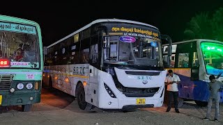 SETC AC Seater sleeper travel vlog Chennai to Coimbatore via Vellore Salem cmbt 2024 tnstc [upl. by Alexandro]