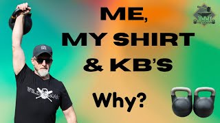 Me My Shirt Tarps Off and Kettlebells Why kettlebell weightloss diet [upl. by Hamlani]