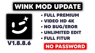 UPDATE‼️ wink mod apk terbaru 2024 no password and mobile legends [upl. by Yrokcaz]