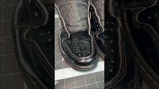 How To Remove Creases From Patent Leather Sneakers‼️ shorts sneakers [upl. by Enaillil]