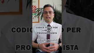 Il Codice Ateco per il libero professionista  749099 shorts [upl. by Sullivan]