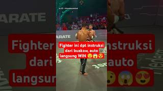 Dpt arahan dri legend muaythai auto lngsung menang 😍😱😯 boxing muaythai fight mma [upl. by Sawyere]