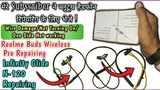 Infinity JBL Glide N 120 Wireless Earphone One Side Not WorkingNot Turn On Problem Solved [upl. by Giarla319]