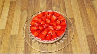 Backen • Rezept • ErdbeerQuark  SahneTorte • Bald ist Erdbeerzeit [upl. by Pilif]