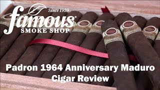 Padron 1964 Anniversary Maduro Cigars Overview  Famous Smoke Shop [upl. by Mayne]