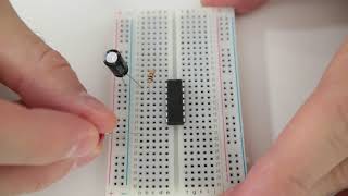 Build A Blinking LED Circuit Stepbystep instructions [upl. by Kostival]