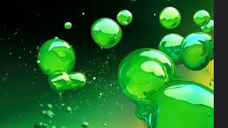 Liquid Luminescence A Futuristic Dance of Green [upl. by Poppas]