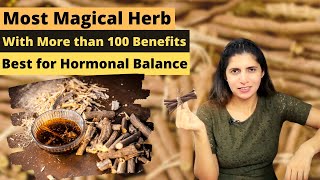 Most Magical Herb for Hormonal Balance  More Than 100 Benefits  All about Mulethi  Licorice Root [upl. by Troth]