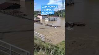 CZECHOWICE DZIEDZICE POWÓDŹ 15092024 [upl. by Htabazile197]