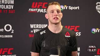 Danny Henry on submission win over Hakeem Dawodu at UFC Fight Night London  MMA Crazy [upl. by Leaper]