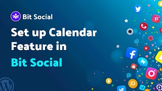 How to Set up Calendar Feature in Bit Social [upl. by Rosalie]