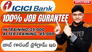 ICICI Bank PO Job Vacancy 2023  ICICI JOB GUARANTEE PROGRAM 2024  LATEST JOBS 2024  VtheTechee [upl. by Bernadene321]