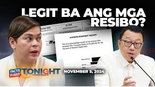 Bogus receipts sa confidential funds ni VP Sara Duterte [upl. by Attayek]