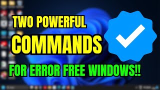 ErrorFree Windows 🎉 2 Powerful Commands to Repair and Optimize [upl. by Nuaj]