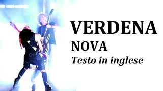 Verdena  Nova Live testo in inglese Audio raro [upl. by Iggie397]