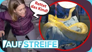 HILFE 🐍 Baby von einer Riesenschlange angegriffen  Auf Streife  SAT1 [upl. by Clywd500]