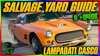 Easy 340k from Salvage Yard  Lampadati Casco Quick Guide [upl. by Jemine]