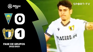 Resumo Estoril Praia 01 Famalicão  Allianz Cup  SPORT TV [upl. by Alleirbag567]