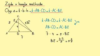 Zijde x hoogte methodeHavoBH101A [upl. by Bruis626]