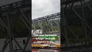 barmouth Bridge replacement history in the making barmouth wales [upl. by Selway]