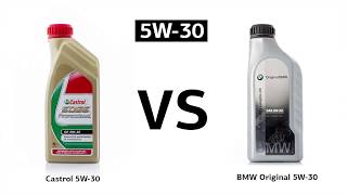 Castrol EDGE 5W30 vs BMW 5W30 oils contest  сравнение масел [upl. by Copeland]