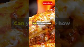 Perfectly Layered Italian Lasagna in 30 Seconds LasagnaIn30Sec LayeredLasagna ShortsRecipe [upl. by Ylehsa394]