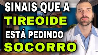 8 SINAIS QUE SUA TIREOIDE PEDE SOCORRO [upl. by Cirdec]