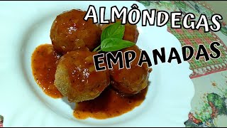 Como Fazer ALMONDEGAS EMPANADAS Crocantes e Deliciosas Fácil 😋😍 [upl. by Aikaz]