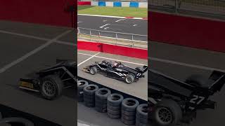 Rodin Motorsport GB3 into pitlane Donington doningtonpark [upl. by Ahsima]