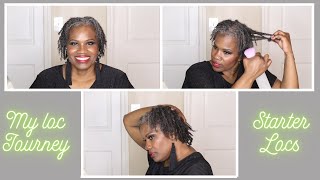 The First Go Around  Two Strand Twist Starter Locs  The Products Im Using [upl. by Akkin54]