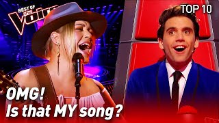 TOP 10  COACH SONGS surprise The Voice coaches [upl. by Sandi428]