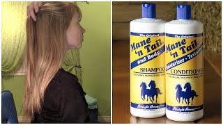 Mane n Tail Shampoo amp Conditioner Review  Before and After Growth Results [upl. by Mychal]