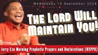 NSPPD LIVE TODAY 18TH SEPTEMBER 2024  JERRY EZE WEDNESDAY MORNING PROPHETIC DECLARATIONS N PRAYERS [upl. by Benni]