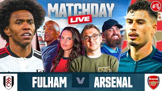 Fulham 21 Arsenal  Match Day Live  Premier League [upl. by Bradski277]