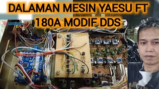 dalaman mesin yaesu ft 180A modif dds [upl. by Aihcsrop]