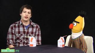 Sesame Street Conversations with Bert Andy Samberg Part 1 [upl. by Anirad644]