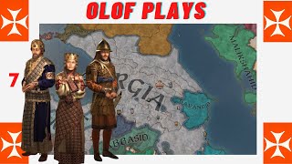 Olof Plays Crusader Kings III  EP 7  Greater Georgia on the Horizon [upl. by Airbma]