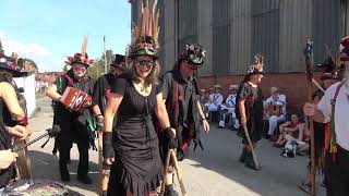 Styx of Stroud Border Morris dance quotSeptember 4thquot during Bromyard Folk Festival 2023 [upl. by Euqinotna562]