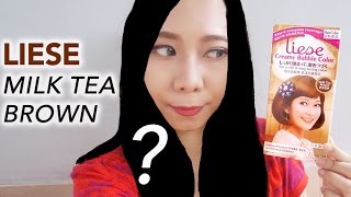 LIESE MILK TEA BROWN  HAIR TUTORIAL [upl. by Icyak749]